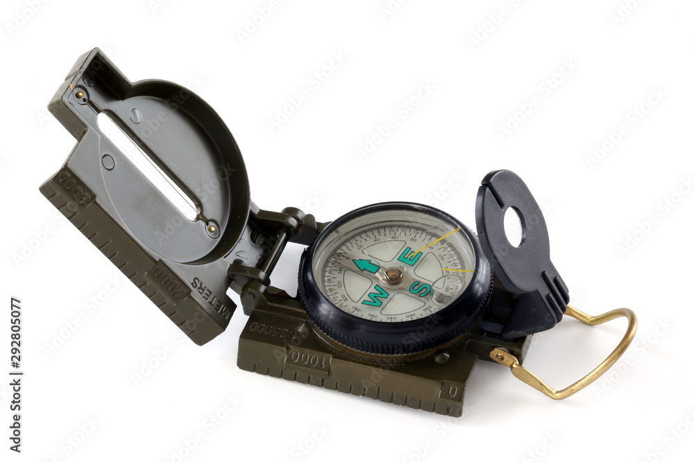 compass on a white background compass on a white background