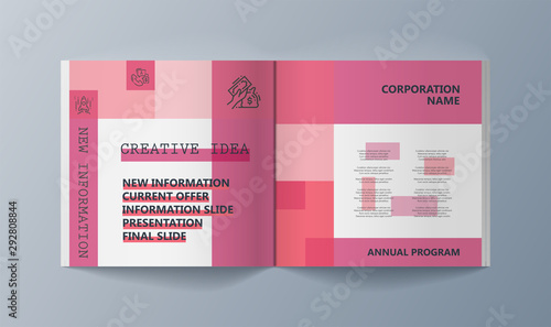 This template is the best as a business presentation, used in marketing and advertising, flyer and banner, the annual report