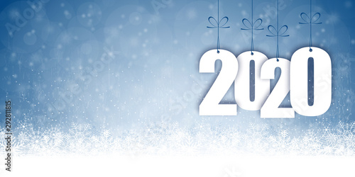 snow fall background for christmas and New Year 2020