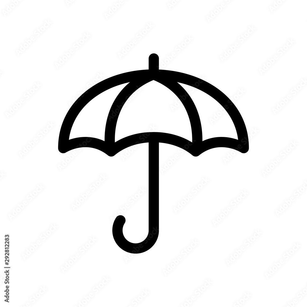Umbrella line icon Umbrella line icon
