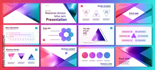 This template is the best as a business presentation, used in marketing and advertising, flyer and banner, the annual report