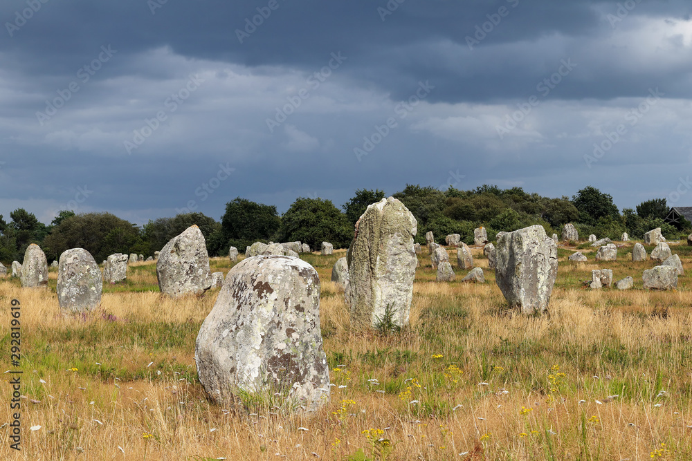 Alignements de Carnac - Alignements du Menec - rows of Menhirs Alignements de Carnac - Alignements du Menec - rows of Menhirs