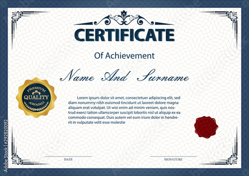 Certificate or diploma