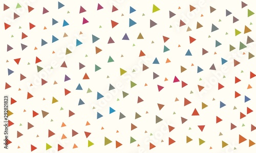 Abstract triangle Color background vector design.