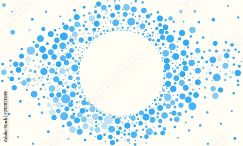 Abstract Blue Random Dots Background Creative vector design Templates