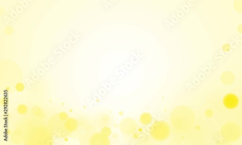 Abstract bokeh Light gold color with soft light background for wedding vector design.