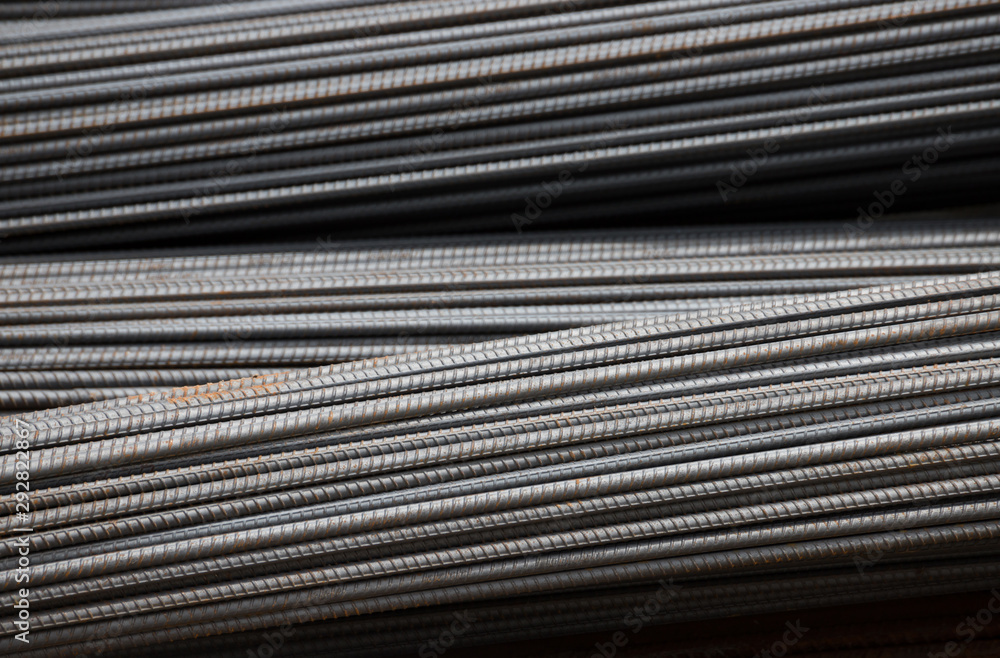 steel bar background and texture. raw material for construction. metal pattern. steel bar background and texture. raw material for construction. metal pattern.