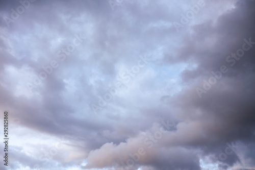 Thunderclouds as an abstract background