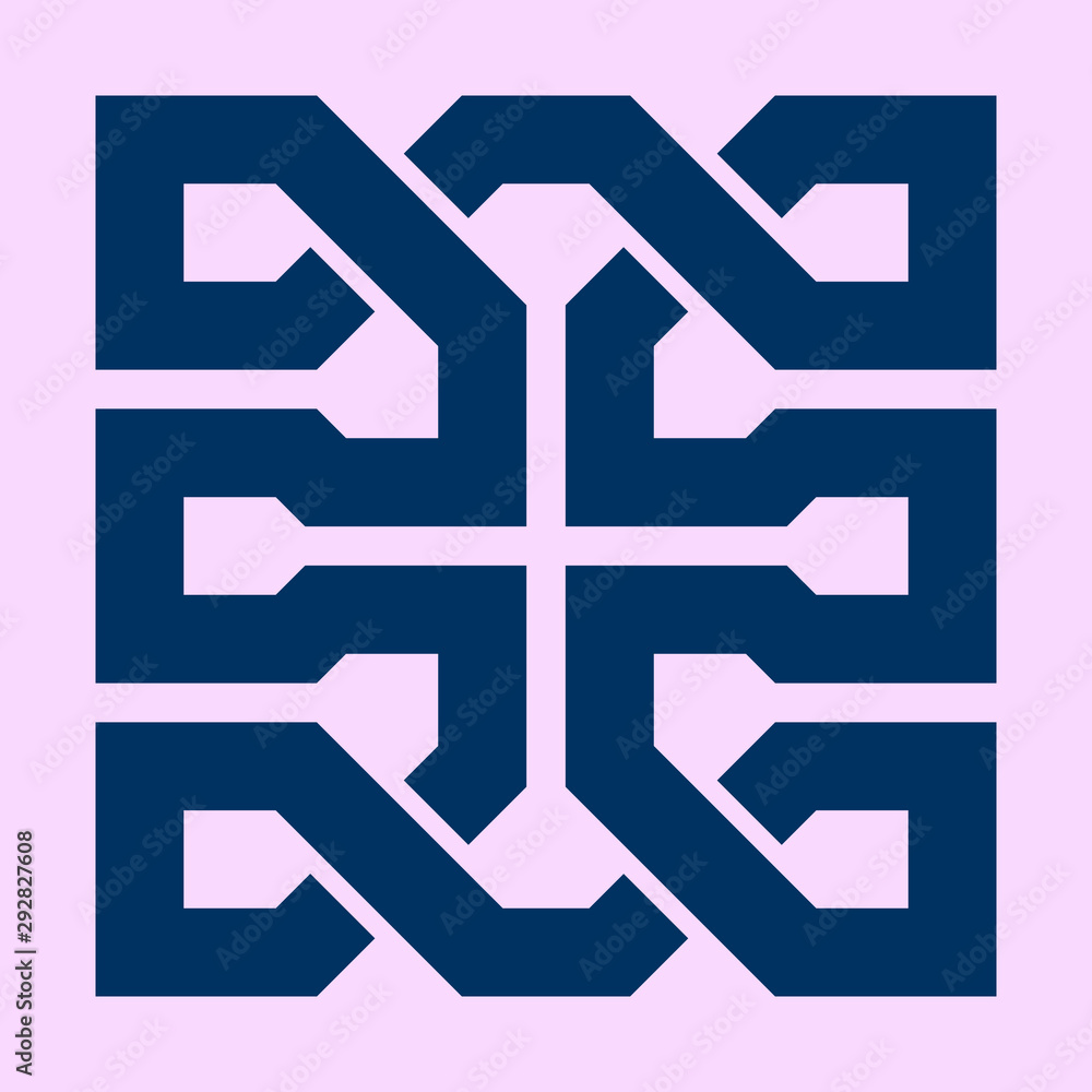 Celtic knot. Abstract ornament. Vector illustration. Celtic knot. Abstract ornament. Vector illustration.