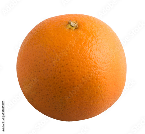 Fruit isolated on a white background. Orange.