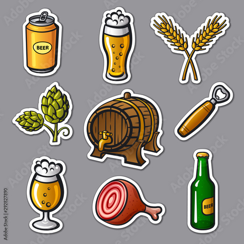 beer stickers