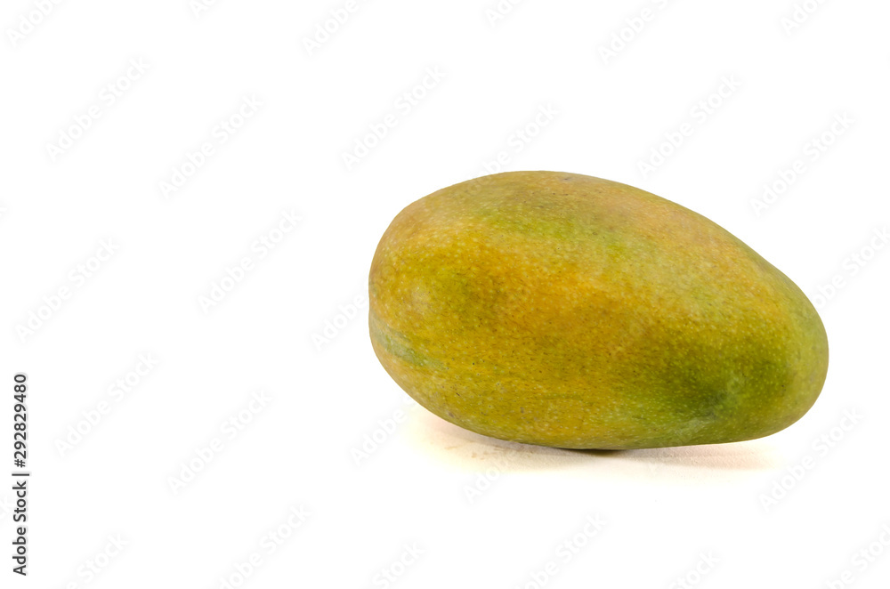 ripe mango isolated on a white background. ripe mango isolated on a white background.
