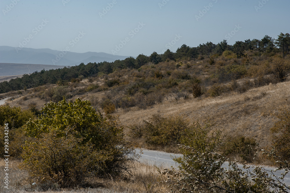 Mountains in Crimea. September. This place is located near the town of Sudak. Autumn in Crimea. the city of Feodosiya. Russia. Ukraine. Mountains in Crimea. September. This place is located near the town of Sudak. Autumn in Crimea. the city of Feodosiya. Russia. Ukraine.