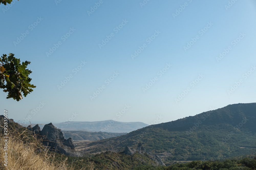 Mountains in Crimea. September. This place is located near the town of Sudak. Autumn in Crimea. the city of Feodosiya. Russia. Ukraine. Mountains in Crimea. September. This place is located near the town of Sudak. Autumn in Crimea. the city of Feodosiya. Russia. Ukraine.