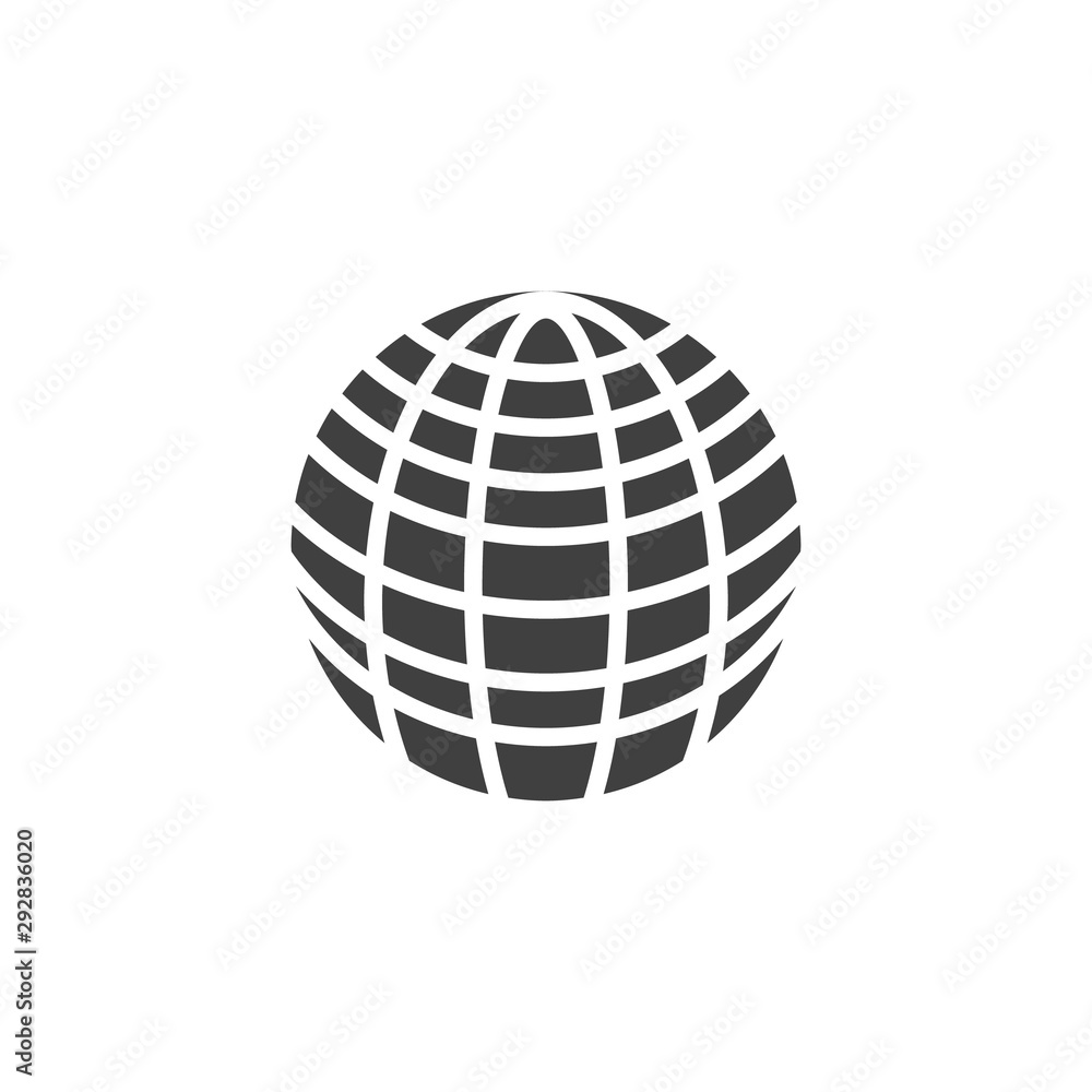 Globe latitudes vector icon. filled flat sign for mobile concept and web design. Globe grid glyph icon. Symbol, logo illustration. Vector graphics Globe latitudes vector icon. filled flat sign for mobile concept and web design. Globe grid glyph icon. Symbol, logo illustration. Vector graphics