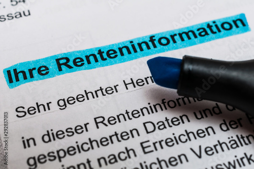 Renteninformation Deutschland 
