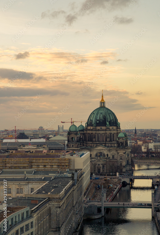 Naklejka premium Blick über Berlin