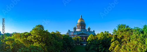 Panorama of Petersburg on a...