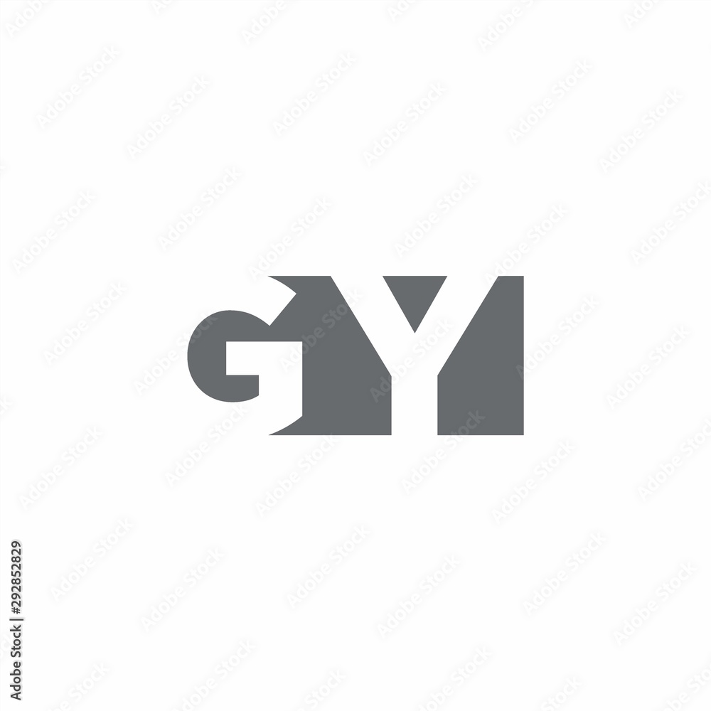 Fototapeta premium GY Logo