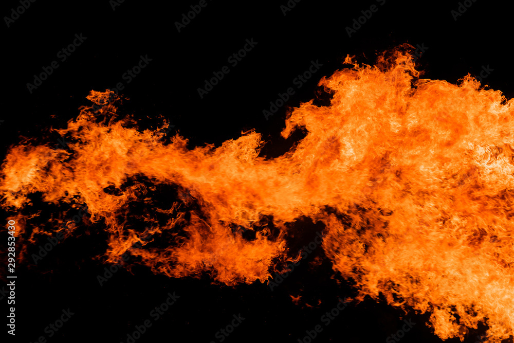 Great fire flame background texture