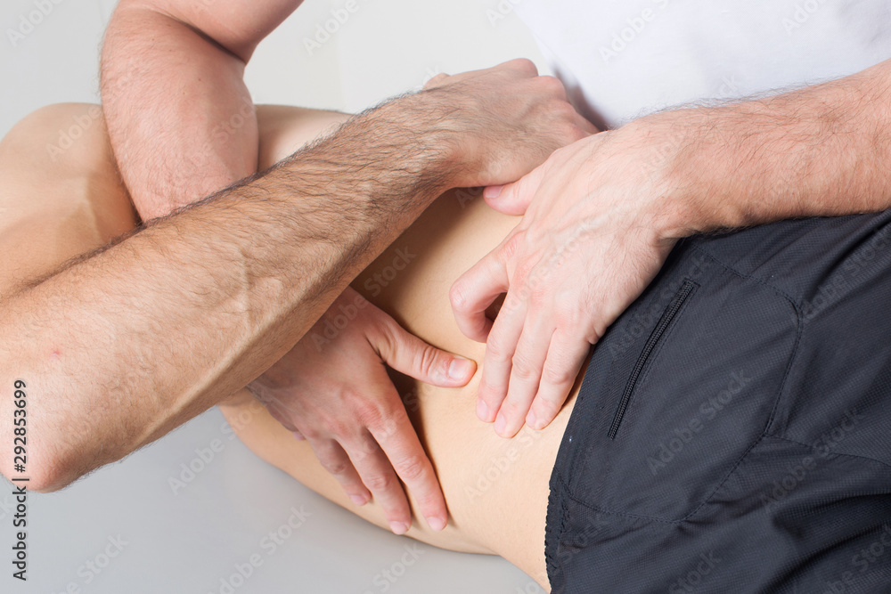 Fototapeta premium Getting a massage