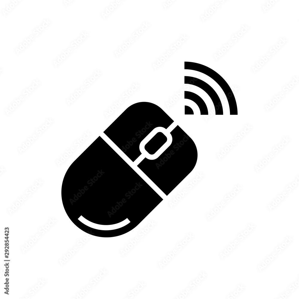computer mouse icon,outline mouse icon, flat design best vector computer mouse illustration