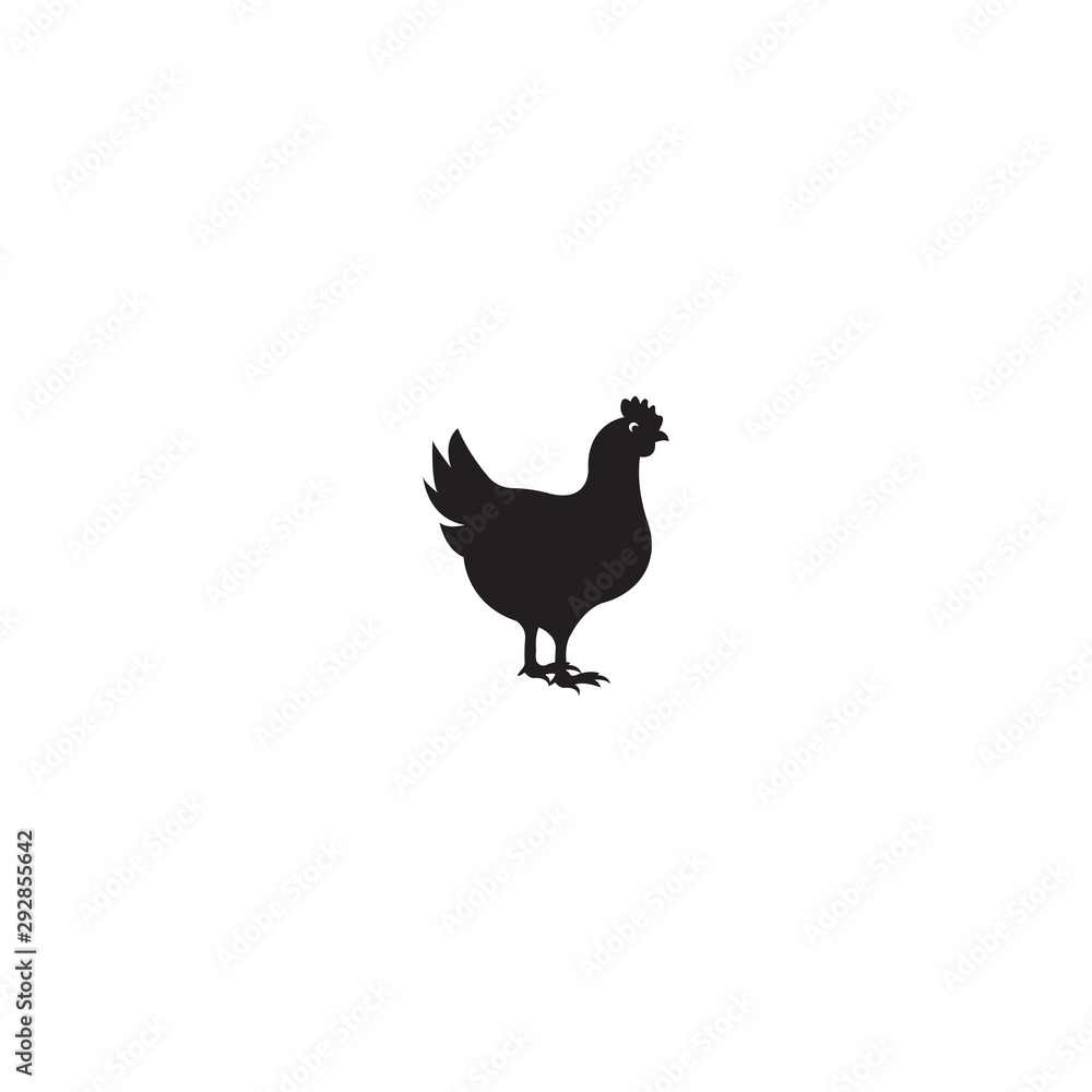 Fototapeta premium chicken logo icon - vector