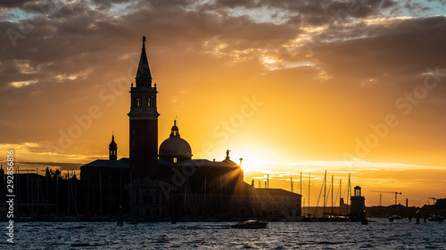 San Giorgio Maggiore Island at dusk 