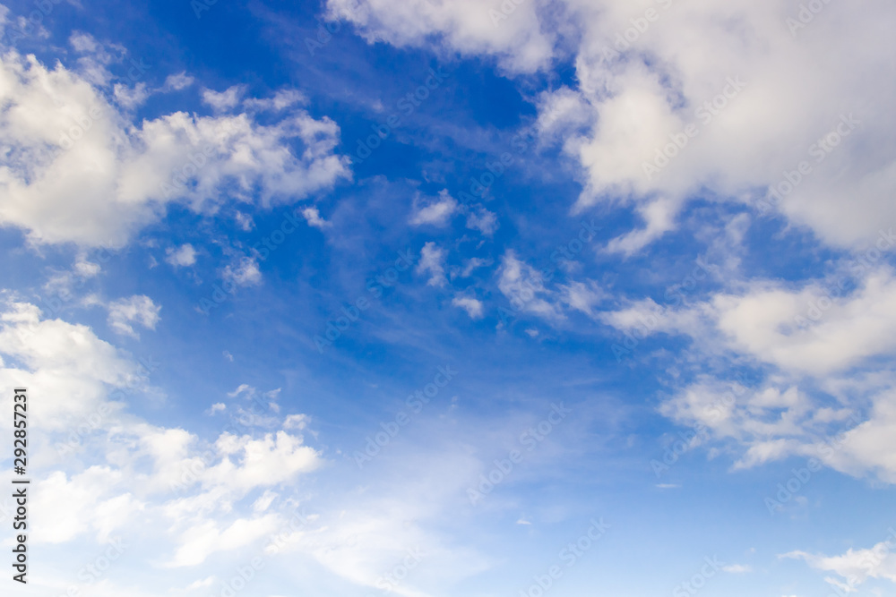 sky with blue and white cloud flufy sky with blue and white cloud flufy