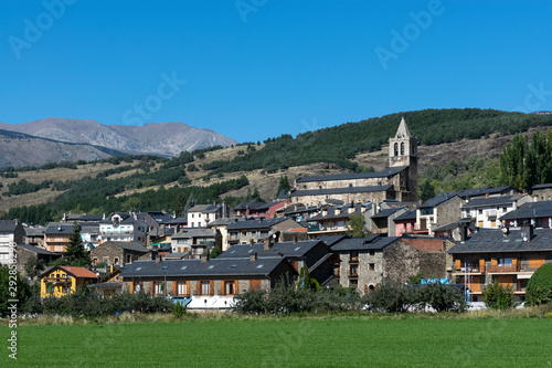 View of Llivia, picturesque little town of Catalonia photo