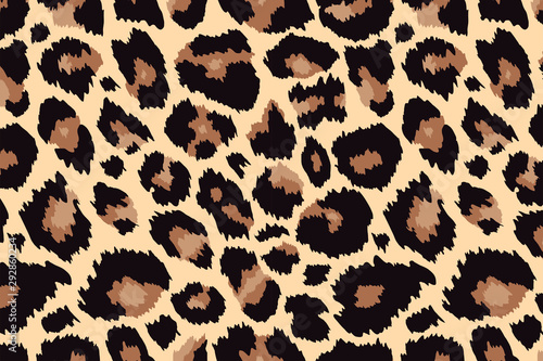 Trendy leopard brown background