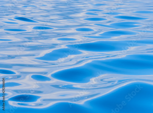 Calm clear blue water and waves background. Ohrid lake  Macedonia