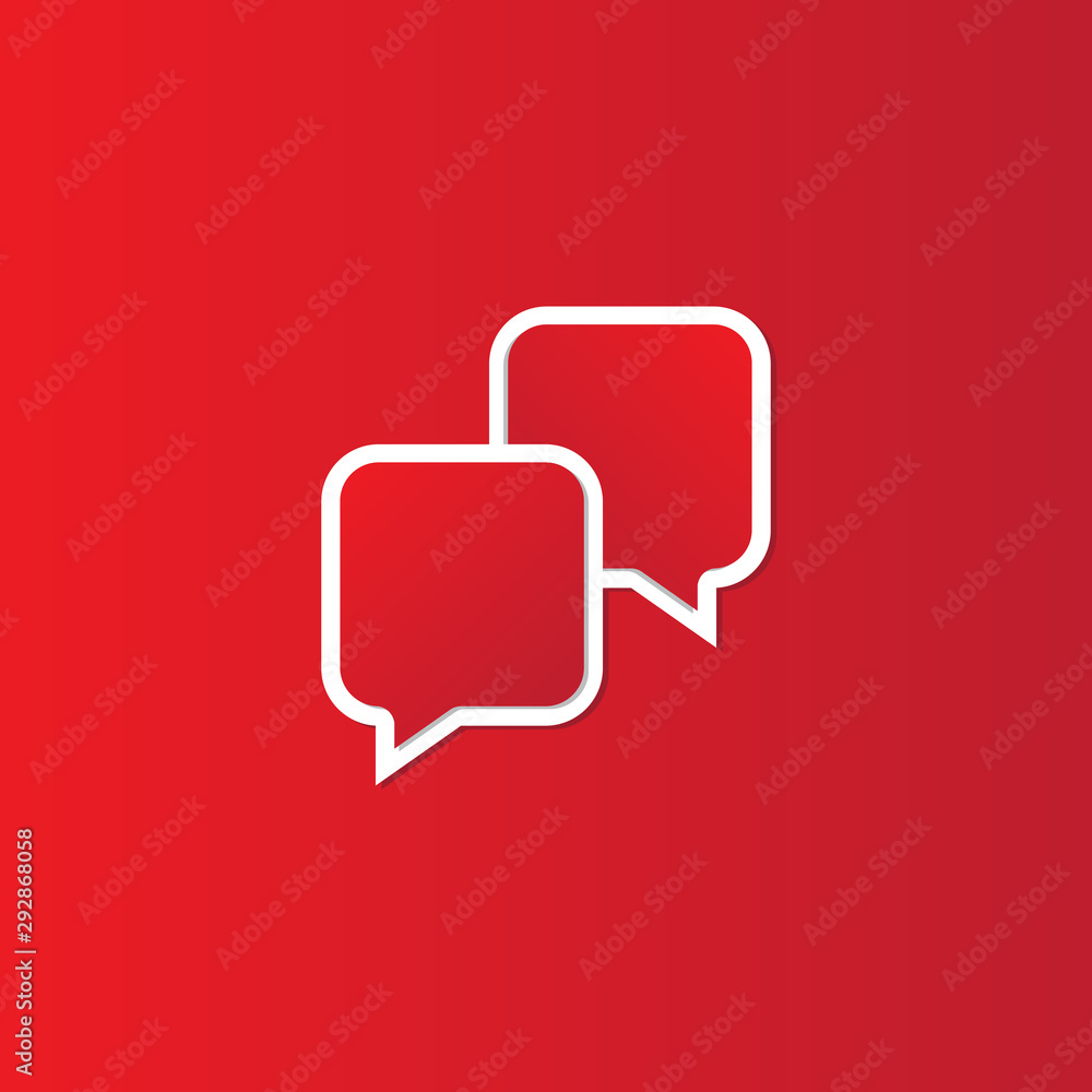 Speech bubble icon set vector Speech bubble icon set vector