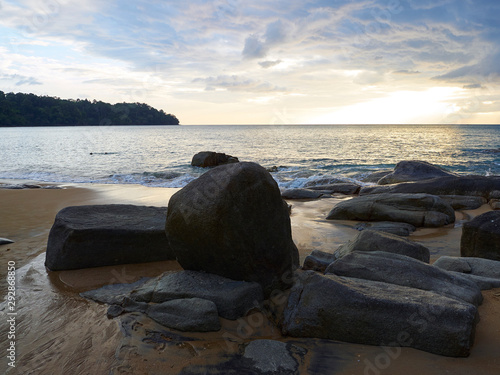 beach and rocks, Moo Koh Surin