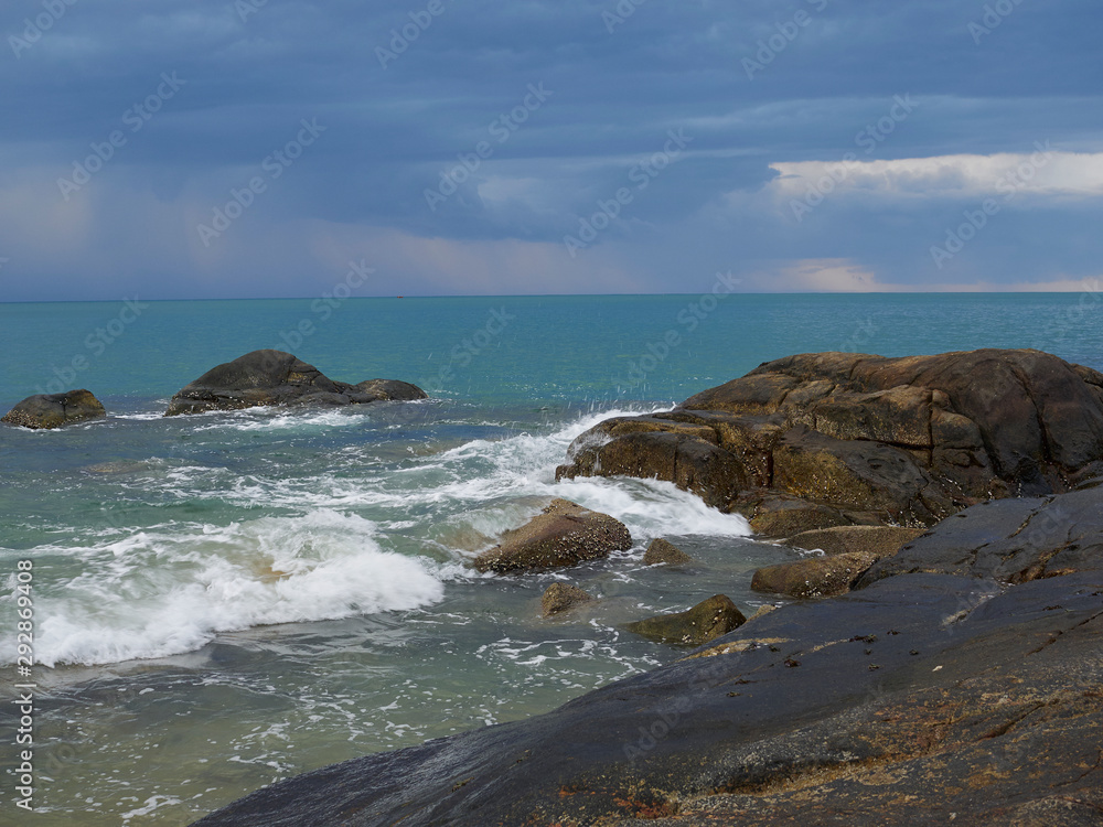 beach and rocks, Moo Koh Surin