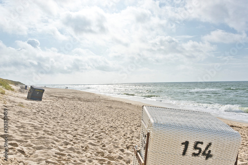 Chairs on beach