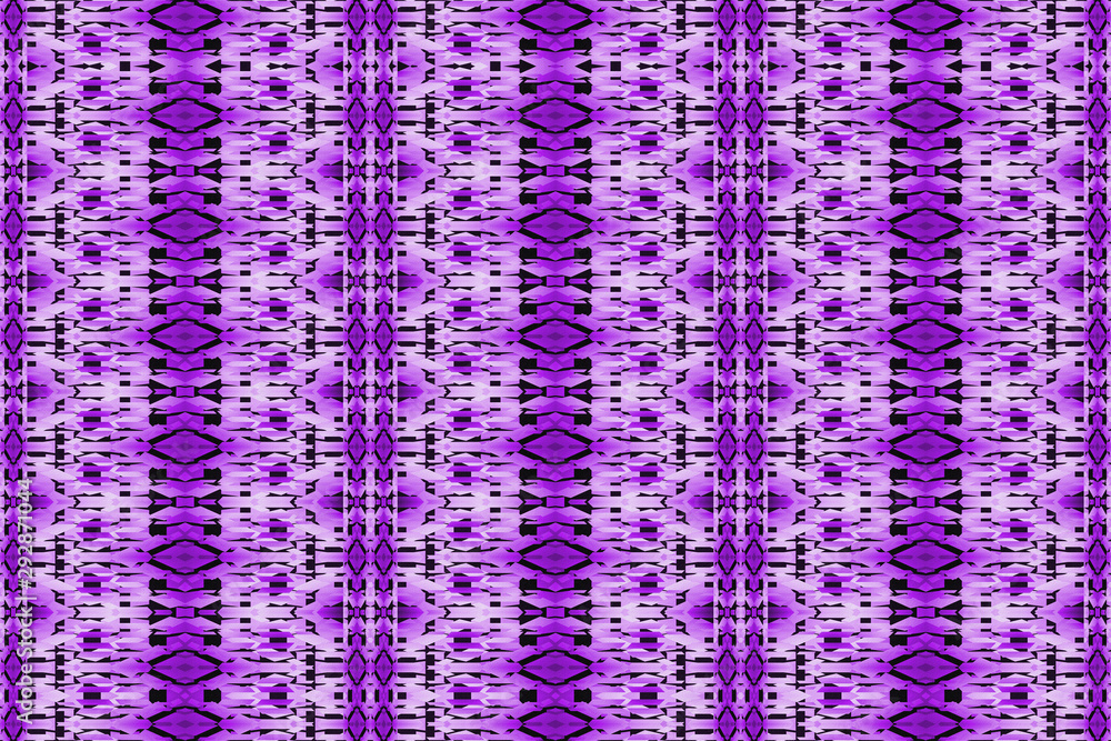 Textured African fabric, purple color