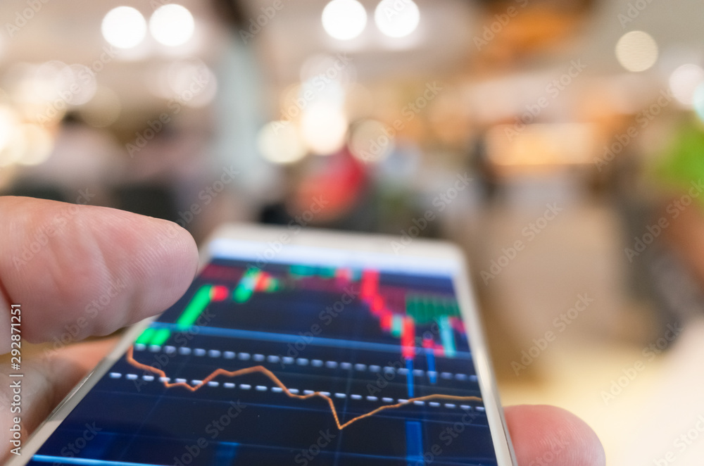 using a mobile device to check market data using a mobile device to check market data