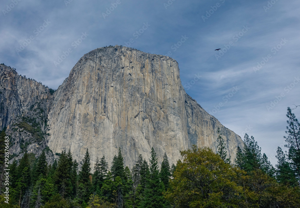 The Great Captain Mountain in Yosemite National Park