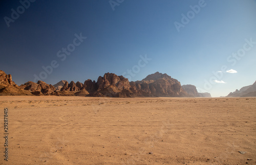 Fotobehang Wadi Rum desert (reserve), Jordan