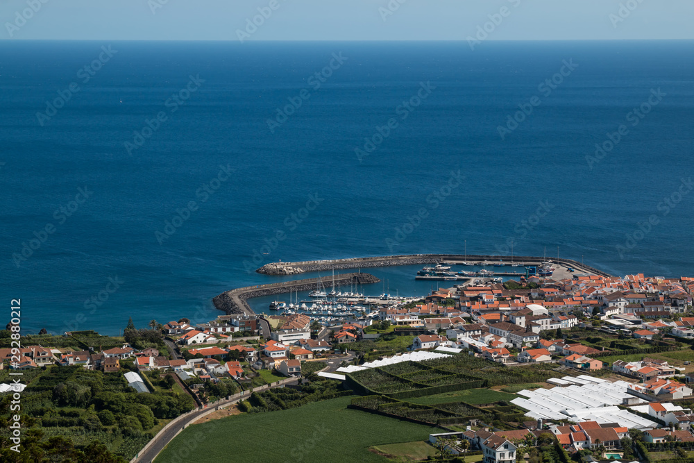 Vila Franca do Campo aerial view, Azores
