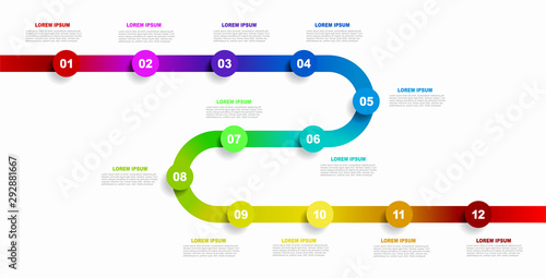 Infographic design template with place for your data. Vector illustration.