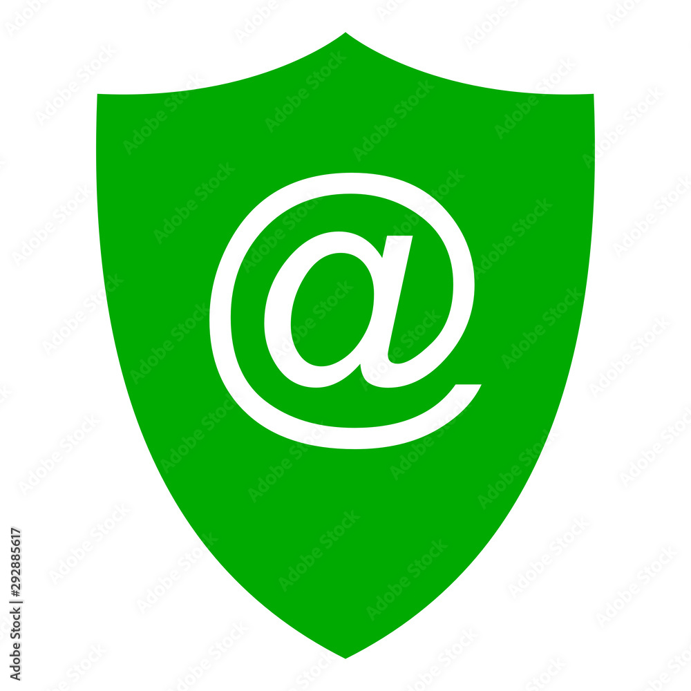 E-mail symbol und Schild E-mail symbol und Schild