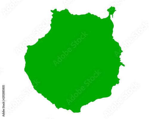 Karte von Gran Canaria