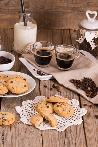 Chocolate chip cookies. 