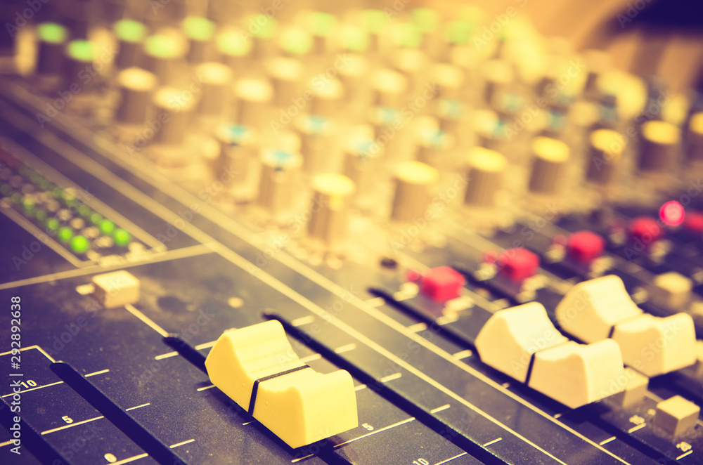 Obraz premium music mixer