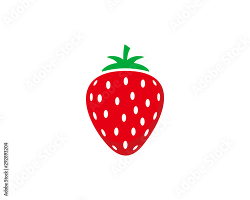 Strawberry icon symbol vector