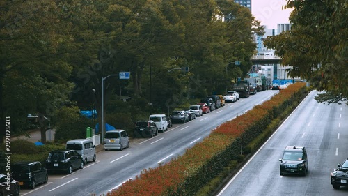 道路のタイムラプス