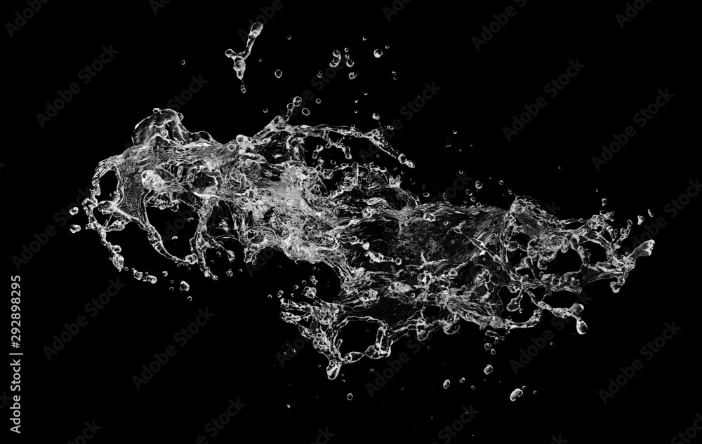 water splash isolated water splash isolated