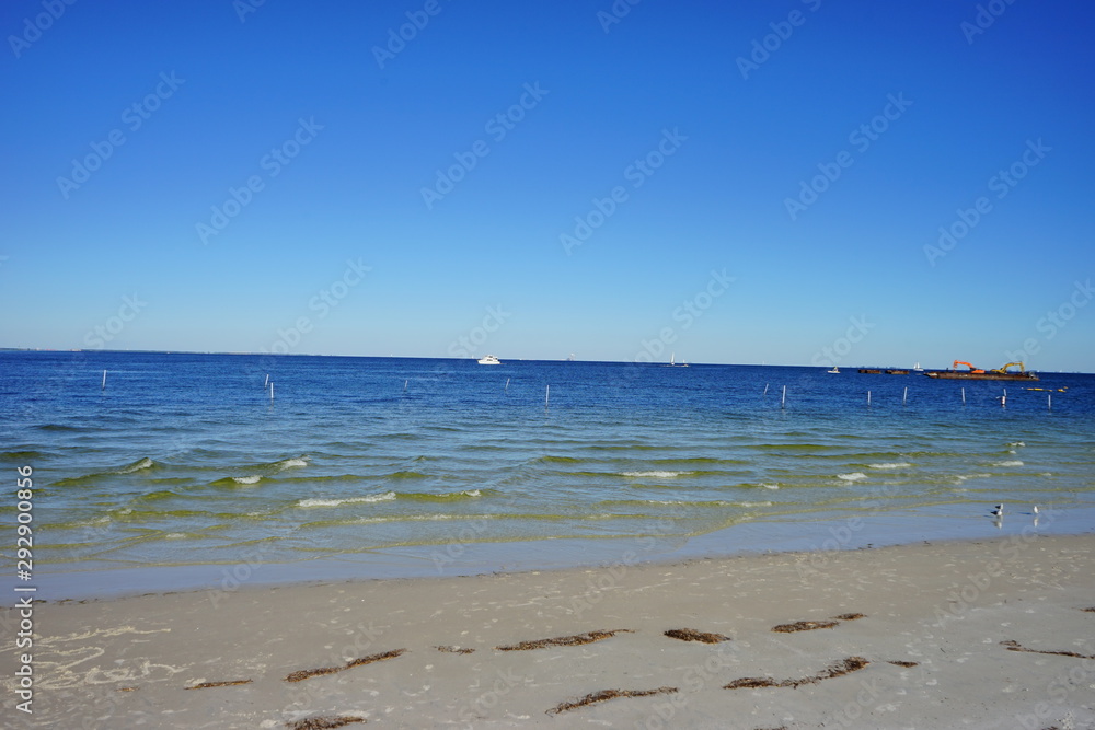 St petersburg beach in Florida USA